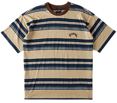 Tan Short-Sleeved Football-Style Jersey